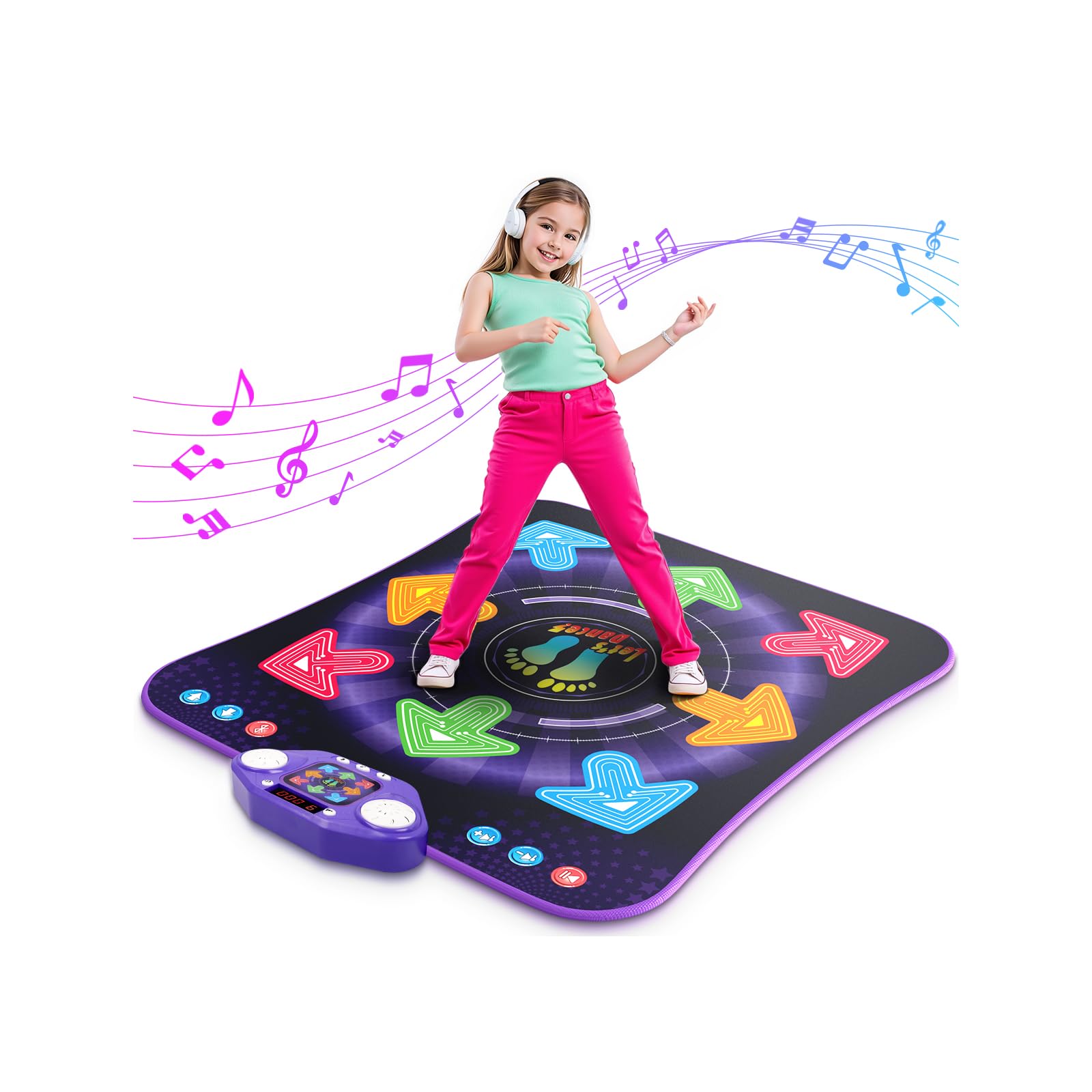 知育玩具 everyday with zippy & family dance party Amazon.com: Dance Mat Toys for 3-12 Year Old Kids, Kids Dance Mat
